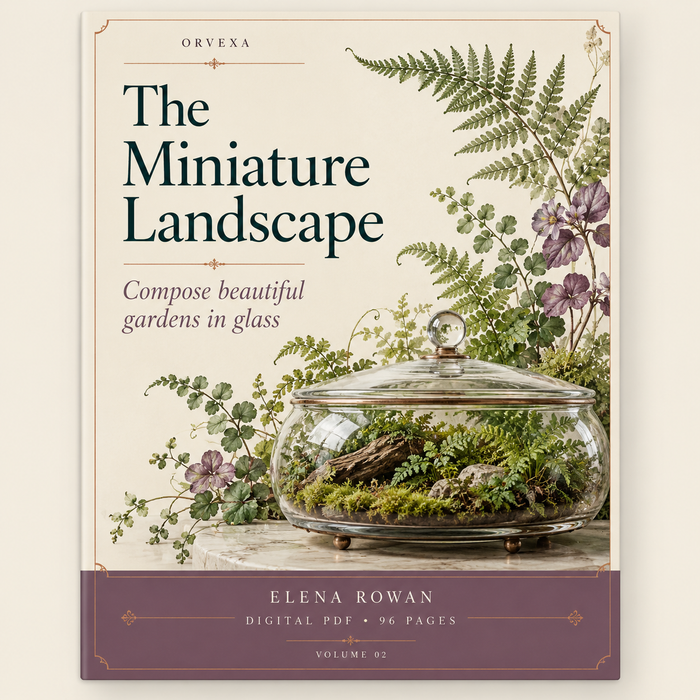 Cover preview of The Miniature Landscape, a digital PDF guide.