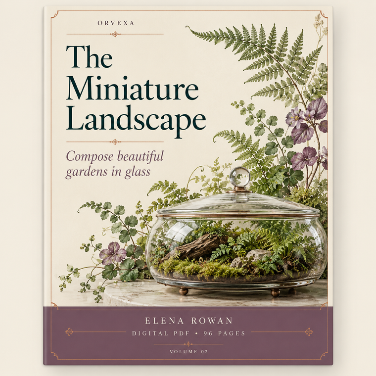 Cover preview of The Miniature Landscape, a digital PDF guide.